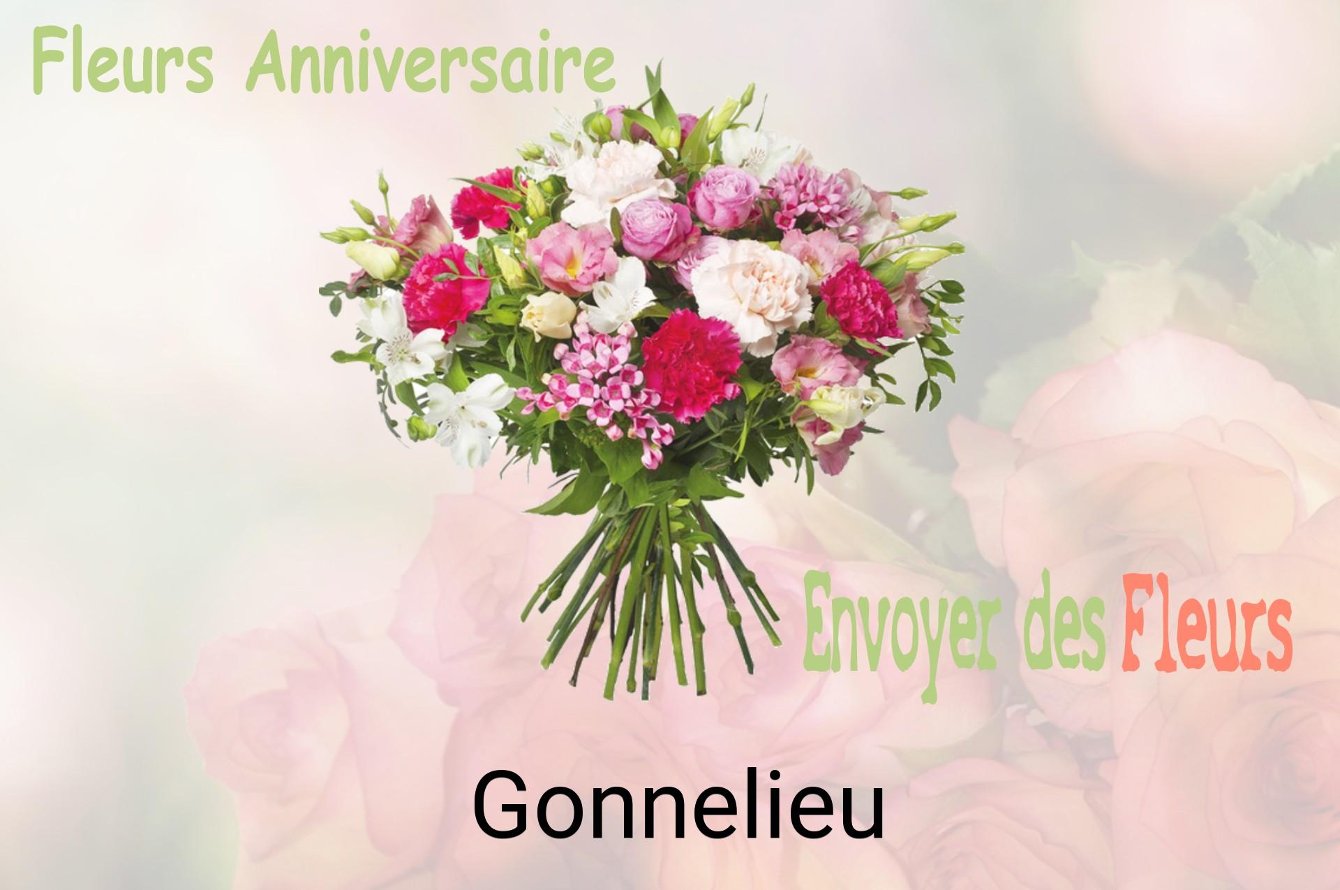 Bouquet de fleurs d’anniversaire livré à Gonnelieu