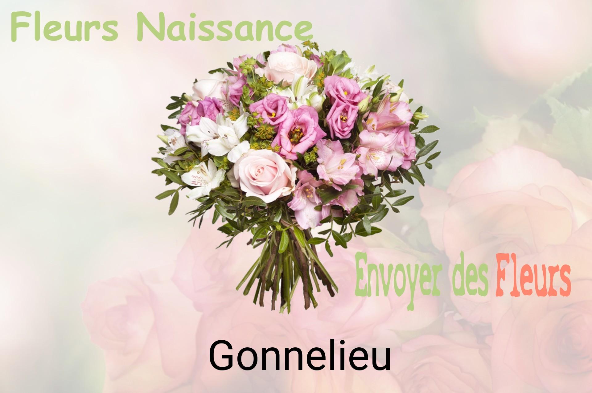 Bouquet de fleurs de naissance livré à Gonnelieu